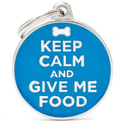 قلادة Keep Calm and Give Me Food | متجر باندا.