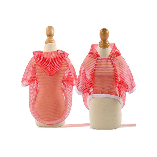 ملابس صيفية للكلاب مقاومة للماء لون احمر | متجر باندا.