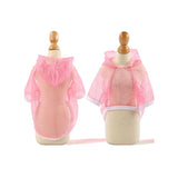 ملابس صيفية للكلاب مقاومة للماء لون زهري | متجر باندا.