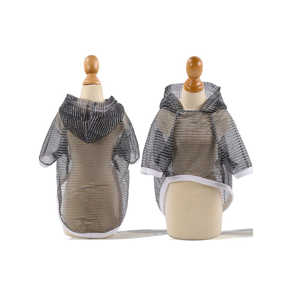 ملابس صيفية للكلاب مقاومة للماء لون اسود | متجر باندا.