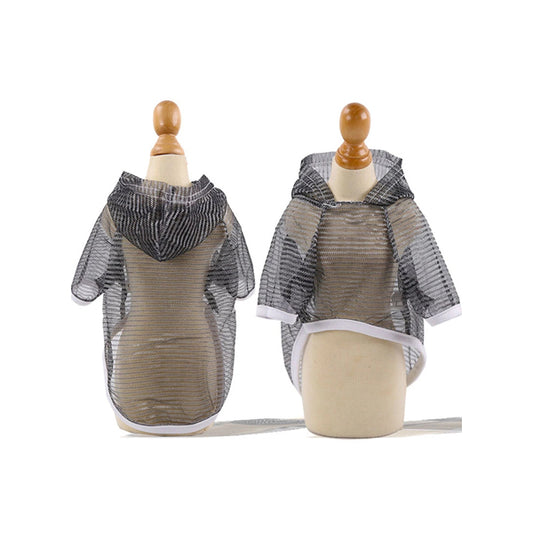 ملابس صيفية للكلاب مقاومة للماء لون اسود | متجر باندا.