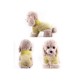 ملابس صيفية للكلاب مقاومة للماء لون اصفر | متجر باندا.