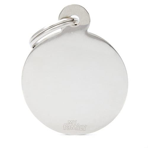 قلادة دائرية كروم | متجر باندا.