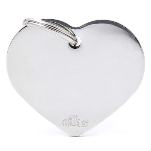 قلادة كروم على شكل قلب | متجر باندا.