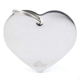 قلادة كروم على شكل قلب | متجر باندا.