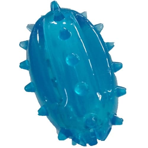 جيم دوق لعبة كلاب رائعة شكل لغم لون أزرق مطاطية 15.2 سم | متجر باندا.