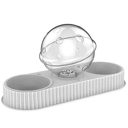 ماكلية و مشربية للقطط و الكلاب شكل كرة متعددة الالوان | متجر باندا.