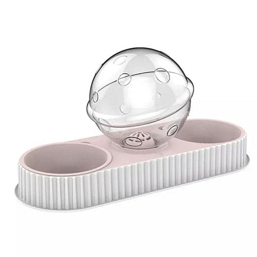 ماكلية و مشربية للقطط و الكلاب شكل كرة متعددة الالوان | متجر باندا.