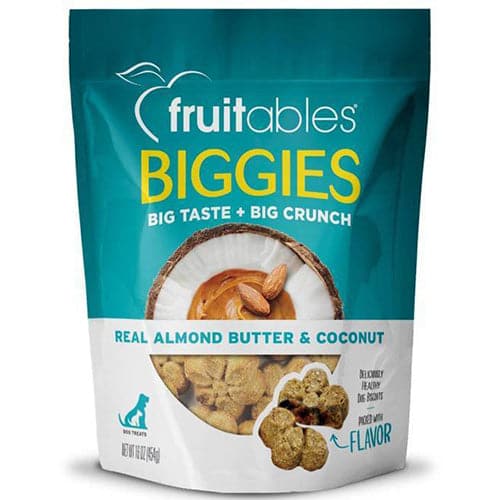 فروت أبلز مكافات للكلاب بنكهة زبدة اللوز وجوز الهند 454 جم | متجر باندا.