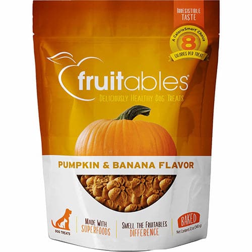 فروت أبلز مكافات صحية للكلاب بنكهة اليقطين والموز 340 جم | متجر باندا.