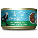 تيكي كات طعام رطب للقطط جميع الاعمار بنكهة التونة وسمك المحيط الابيض والقرع مع المرق 85 جرام