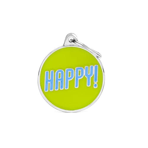 ماي فاميلي قلادة دائرية Happy | متجر باندا.