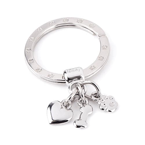ماي فاميلي قلادة شكل حلقة مفاتيح مع اشكال صغيرة | متجر باندا.