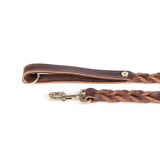 ماي فاميلي أسكوت طوق جلد بني 60×2.8 سم