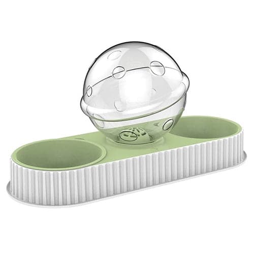 ماكلية و مشربية للقطط و الكلاب شكل كرة متعددة الالوان | متجر باندا.