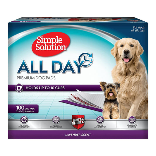 سمبل سلوشن اول داي فرش تدريب للكلاب برائحة اللافندر | متجر باندا.