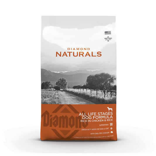 Diamond Naturals Dry Dog Food All Life Stages Chicken and Rice