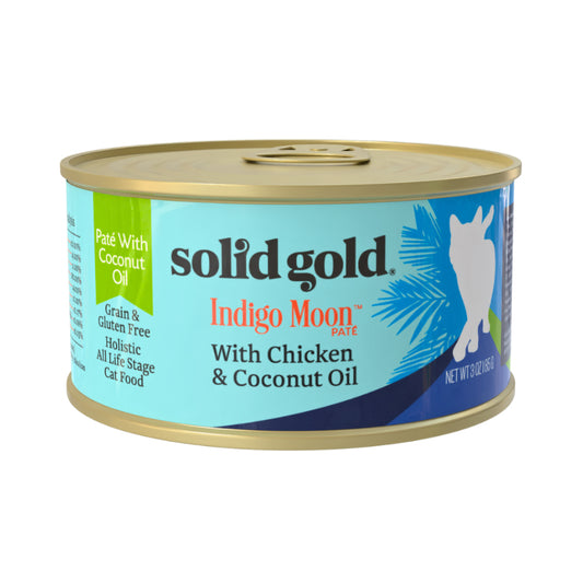 Solid Gold Indigo Moon Wet Food For Cats Chicken and Coconut Oil in Gravy 85g