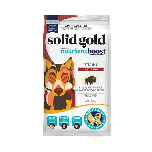 Solid Gold Wolf King bison Dry Food For Adult Dog Large Breed