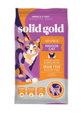 Solid Gold Lets Stay In Dry Food For Indoor Cats With Chicken and Lentils with Apple