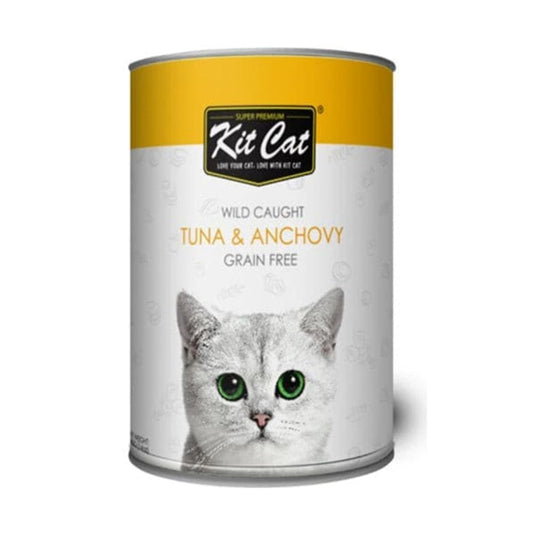 Kit Cat Wet Food Wild Caught Tuna and Anchovy 400 g