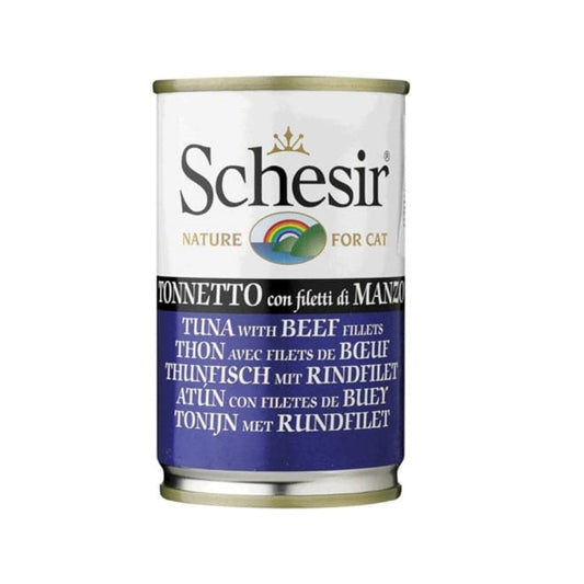 Schesir wet cat food tuna and beef 140 g