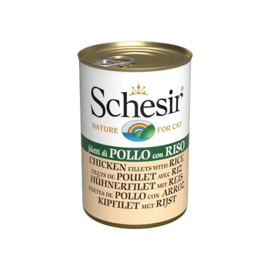 Schesir wet cat food chicken and rice 140 g