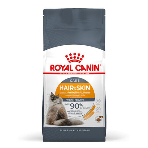 Royal Canin cat dry food, hair and skin care