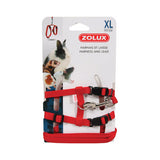 Zolux red harness for small pets, large size