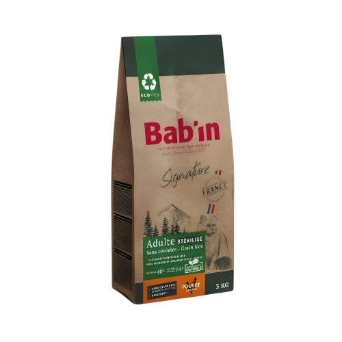 Babin Signature Dry Food for Adult Sterilized Cat Grain Free