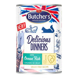 Butcher's Wet Cat Food with Ocean Fish Chunks in Jelly 400g