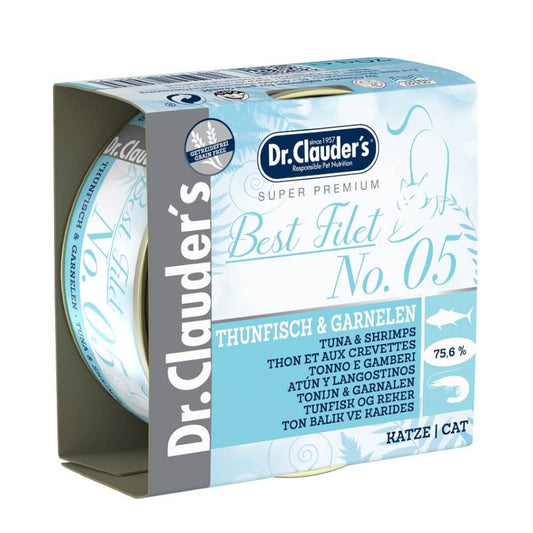 Dr. Clauders Wet food For Adult Cats With Shrimp and Tuna 70g