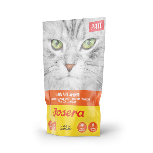 Josera puree wet food for adult cats chicken and spinach flavor 85g