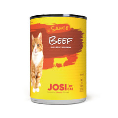 Josy Wet Food for Adult Cats - 415g - Beef Flavor in Sauce