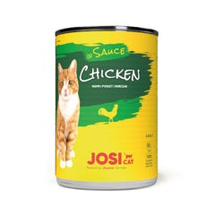 Juicy wet food for adult cats with chicken flavor in sauce 415g