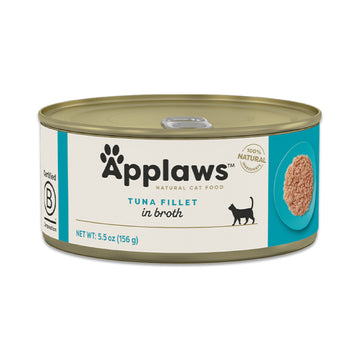 Applaws Wet Food for Adult Cats Tuna Fillet in Broth 156g