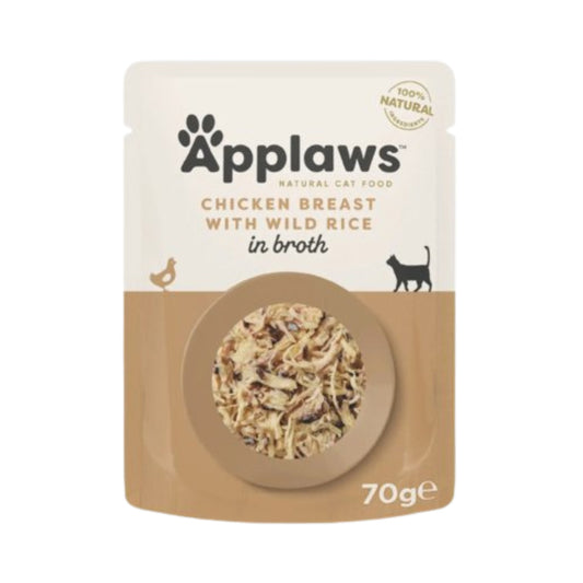 Applaws Natural Cat Food, Chicken Breast & Wild Rice, 70g