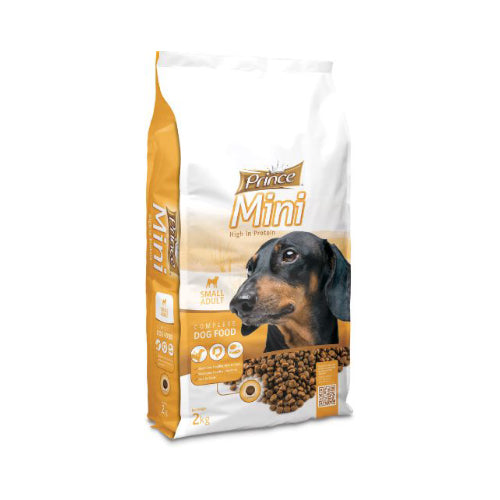 Prince Dry Food For Mini Small Adult Dog With Meat