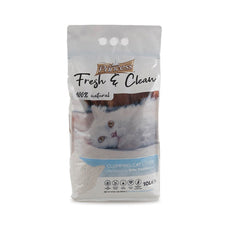 Princess soft, quick-clumping cat litter with the scent of baby powder