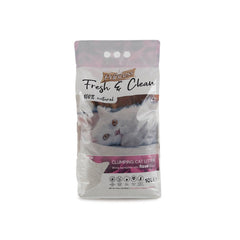 Princess soft, quick-clumping cat litter with the scent of flower