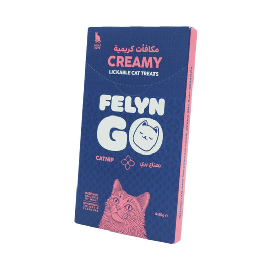 Felyn Go Creamy Cat Treats Catnip 4*15g