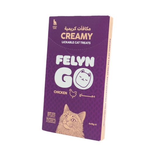 Felyn Go Creamy Cat Treats Chicken 4*15g