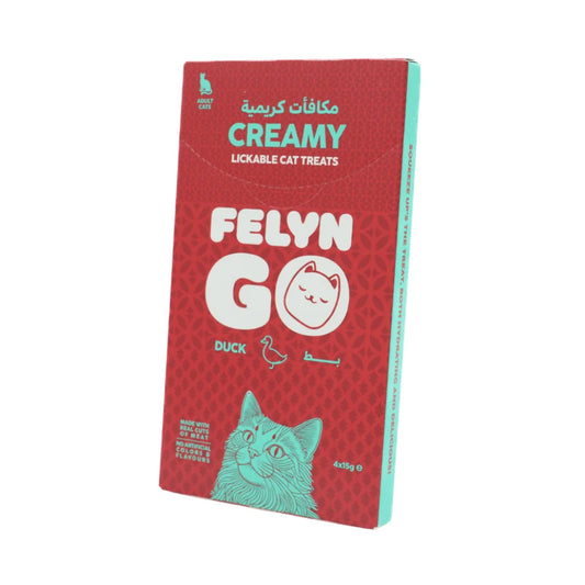 Felyn Go Creamy Cat Treats Duck 4*15g