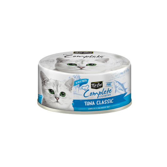 Kit Cat Complete Cuisine Wet Food for Cats With Tuna Classic in Broth 70g