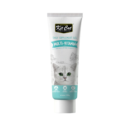 Kit Cat Gel Treat Multivitamin For Cats and Kittens 120g
