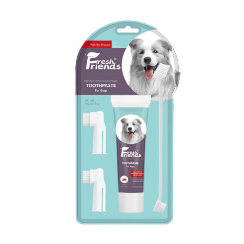 Fresh Friends Dog Dental Care Kit Beef Flavor 90g