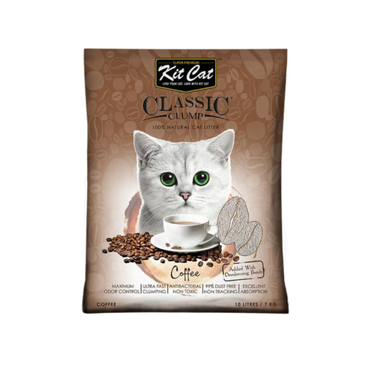 KitCat classic litter for cats with the scent of coffee