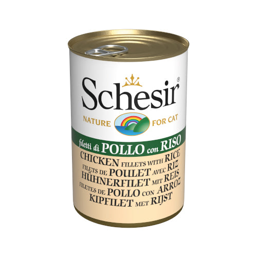 Schesir wet cat food chicken and rice 140 g