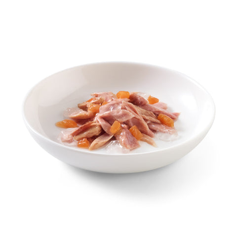 شيزر طعام رطب معلبات التونة مع البابايا في الجيلي للقطط البالغة 75 جرام