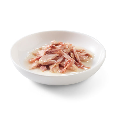 شيزر طعام رطب معلبات التونة واللحم البقري مع الأرز للقطط 85 جرام
